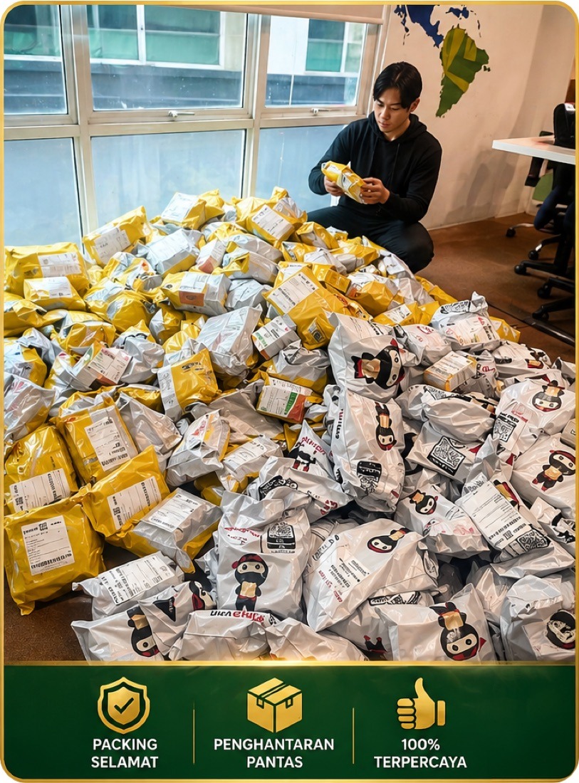 Packing selamat &amp; penghantaran pantas