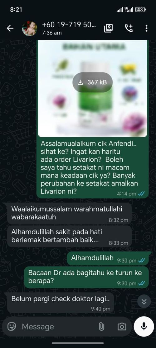 CT scan baik · stent hati dah dicabut, badan lebih sihat